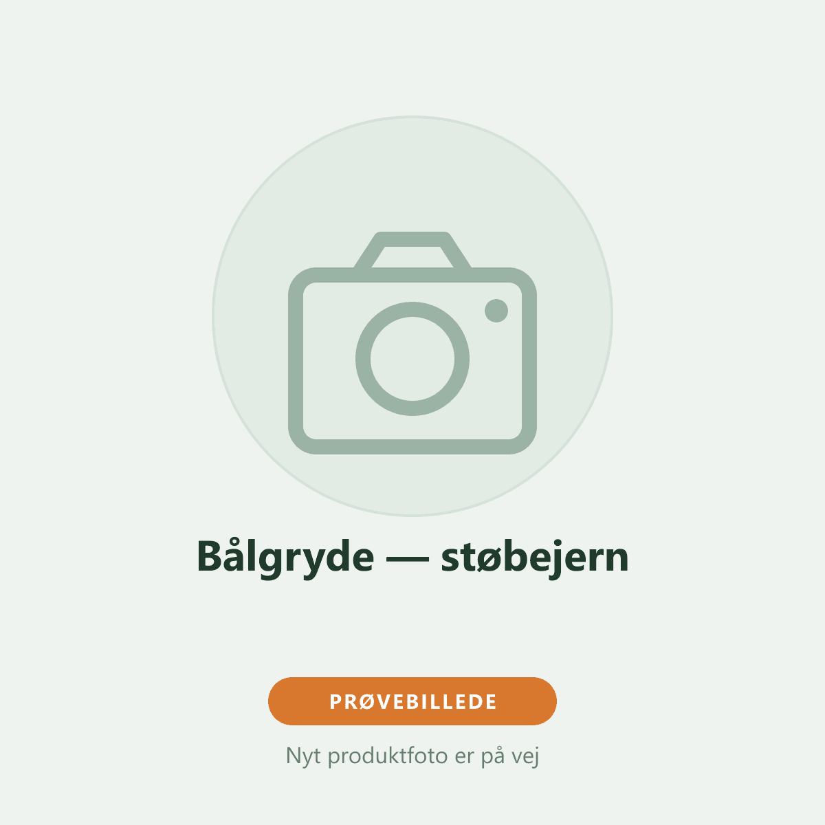 Bålgryde — støbejern