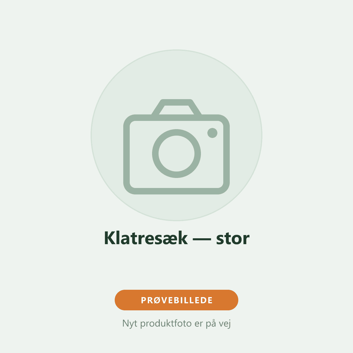 Klatresæk — stor