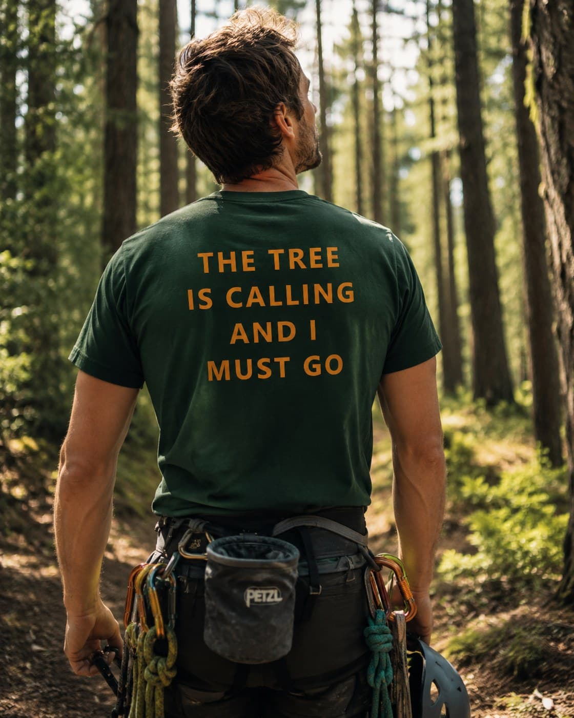 T-shirt — The tree is calling and I must go